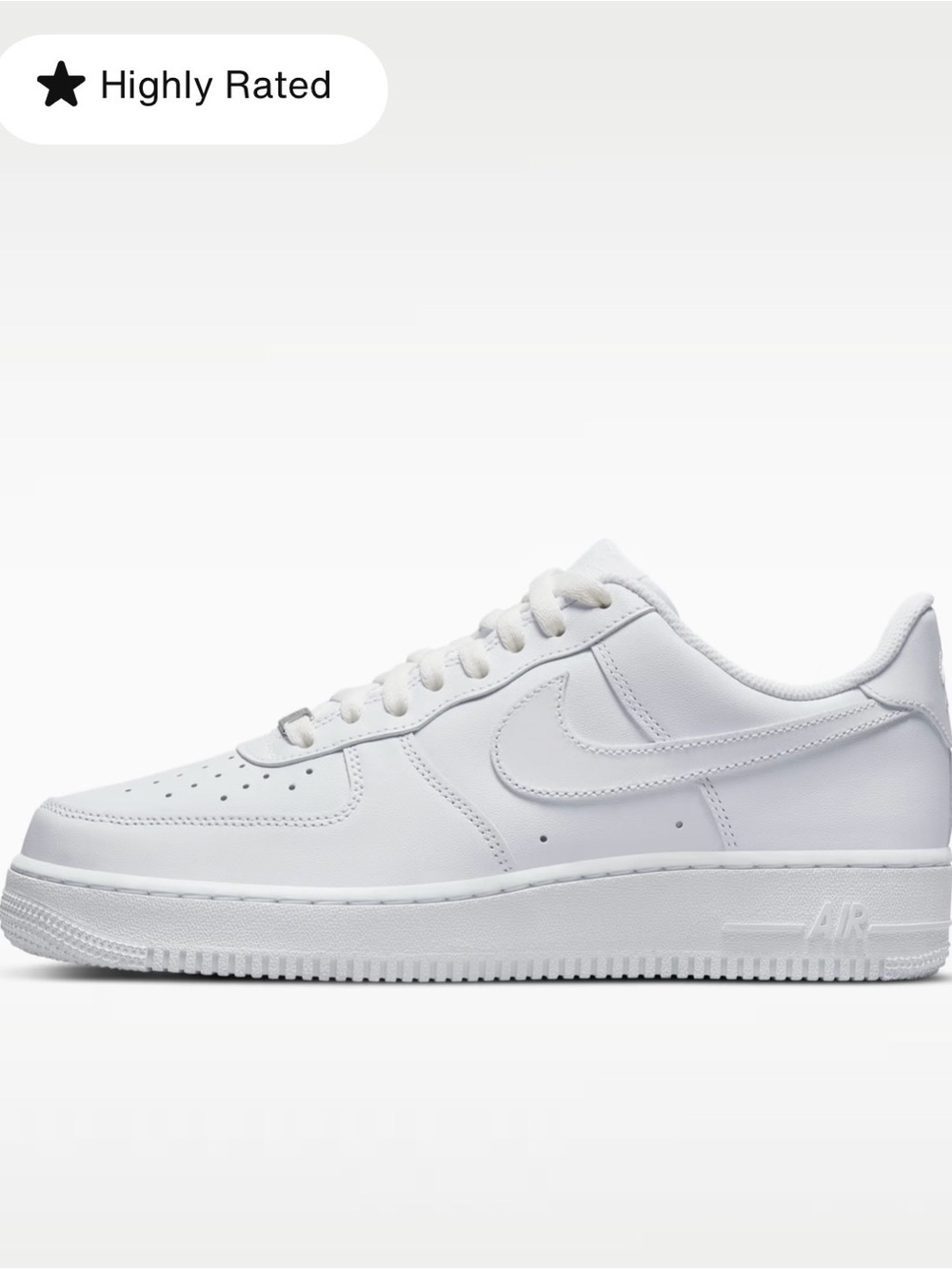 Nike Men’s 11.5: White Air Force 1